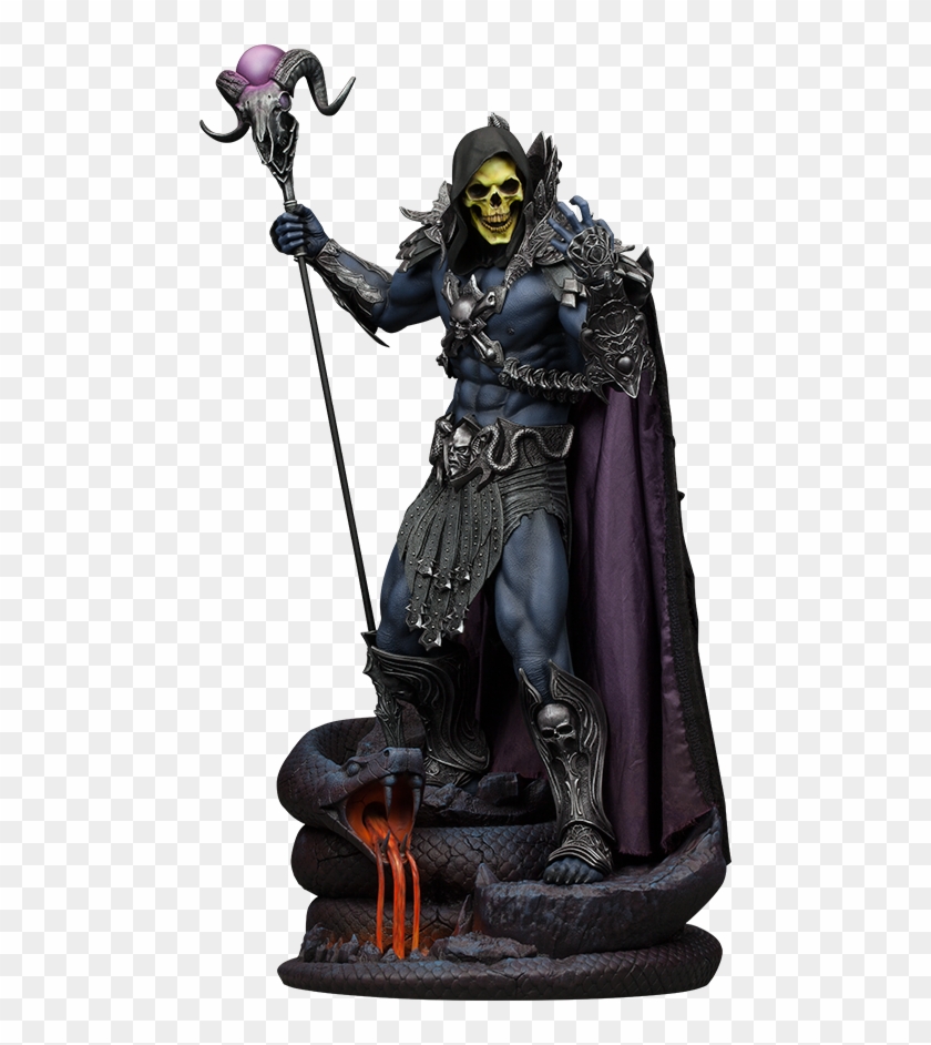 Masters Of The Universe Skeletor Statue By Sideshow - He Man Skeletor Statue Clipart