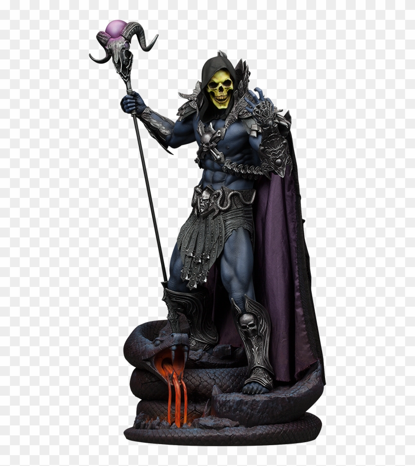 Masters Of The Universe Skeletor Statue By Sideshow - He Man Skeletor Statue Clipart #3105597
