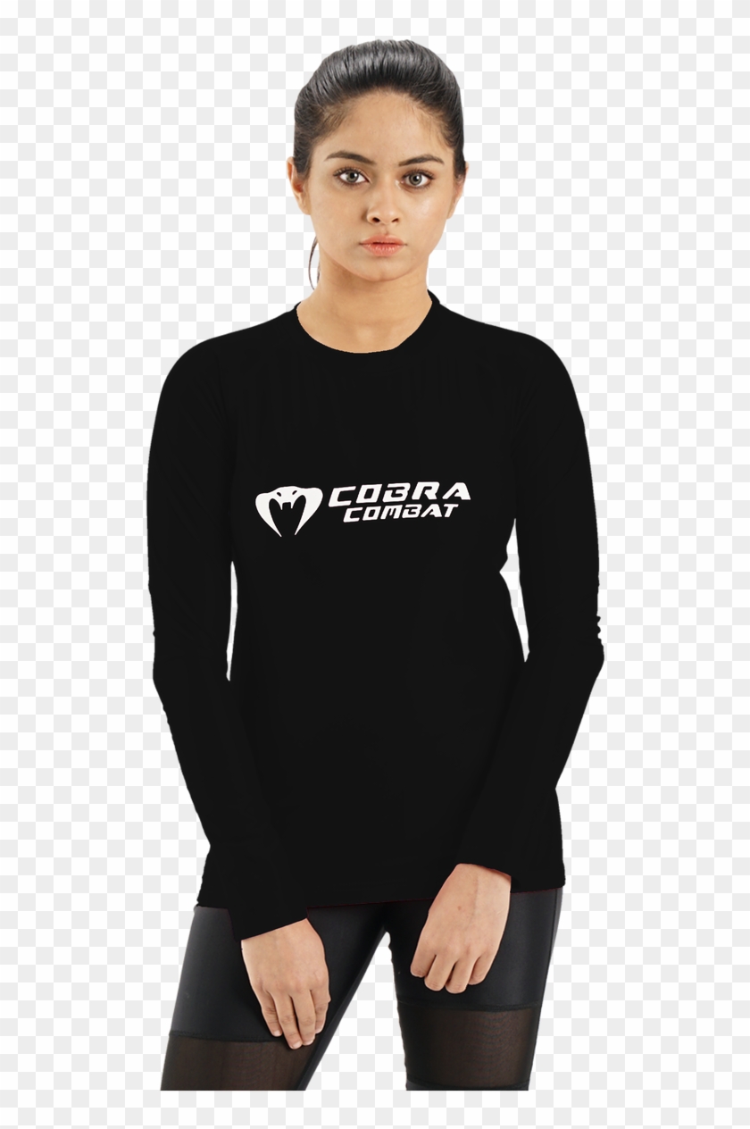 Cobra Combat Women Black Widow First Generation Long - Long-sleeved T-shirt Clipart #3105885