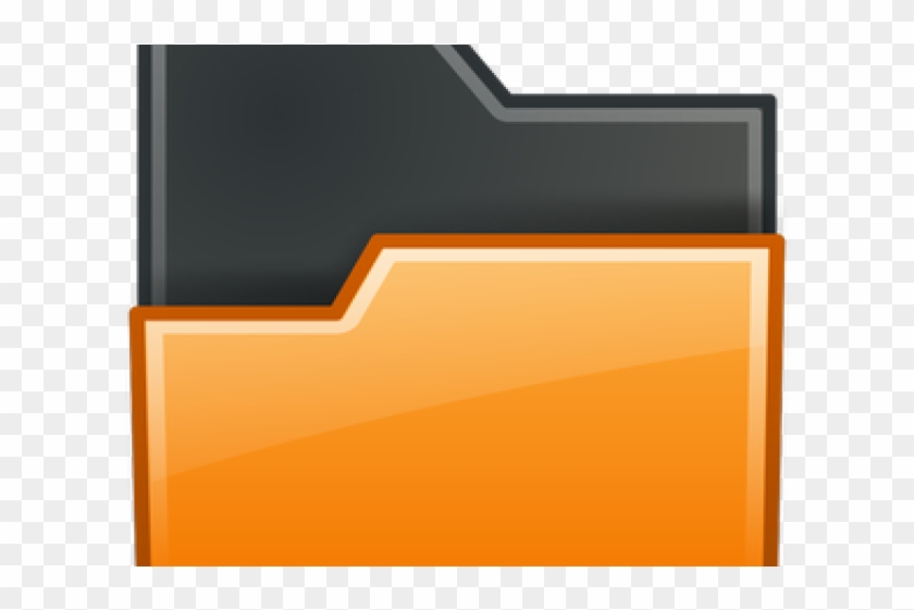 Folder Clipart File System - Carpetas Naranjas Png Transparent Png #3105941