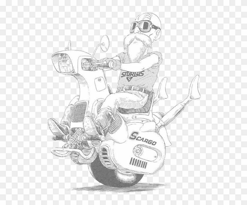 Drawing Spaceships Concept - Muten Roshi Akira Toriyama Clipart #3106002