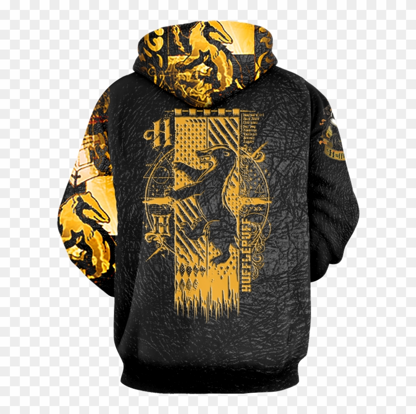 The Hufflepuff Badger Harry Potter 3d Hoodie Fullprinted - Harry Potter Hoodie Hufflepuff Clipart #3106113