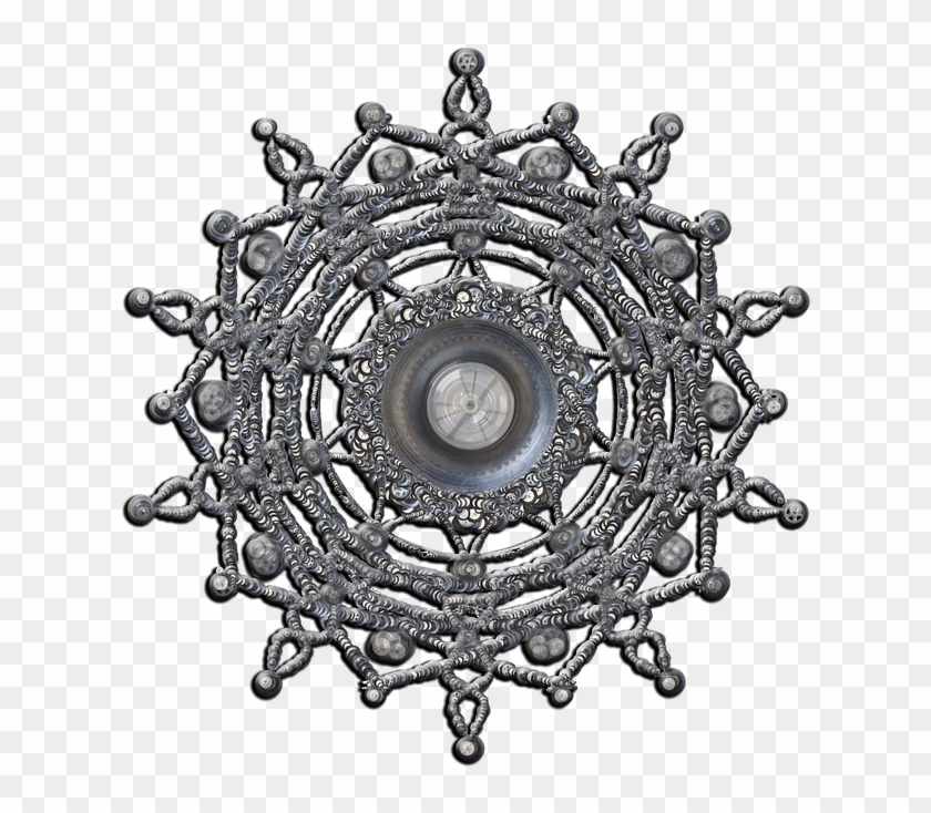 Round, Wheel, Ornament, Abstract, Fine, Star Shape - Circle Clipart