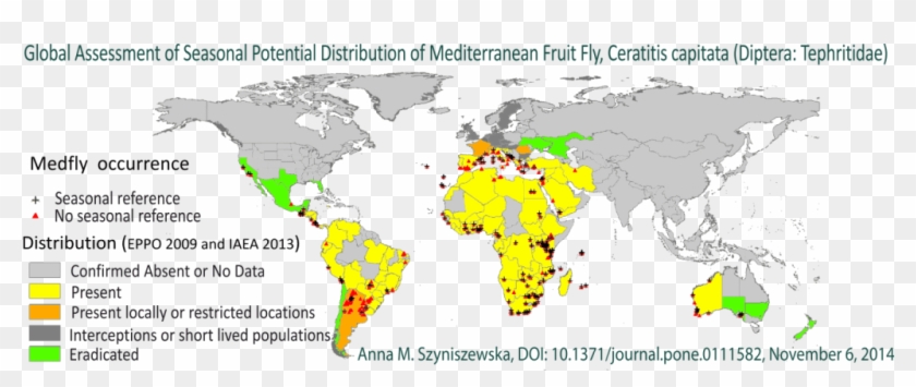 Cercap Map - Crimean Congo Hemorrhagic Fever Map Clipart #3106785