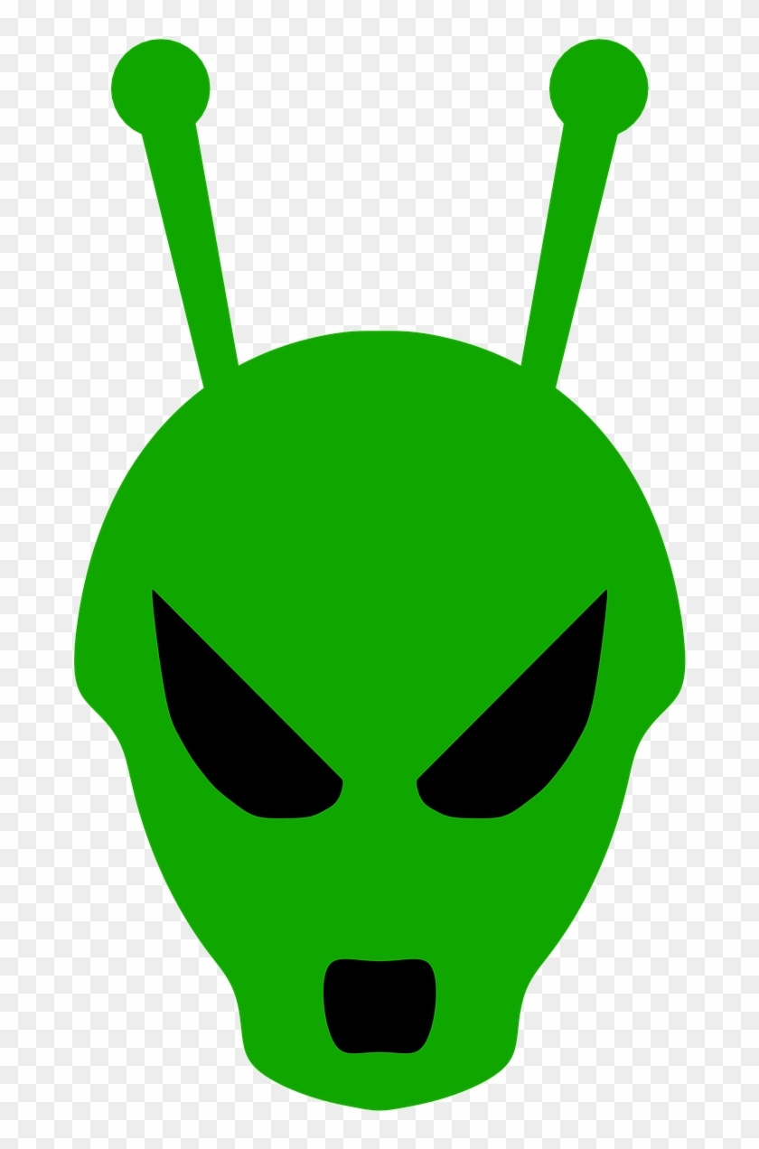 Alien Head Green Face Creature Png Image - หัว เอ เลี่ยน เขียว Clipart
