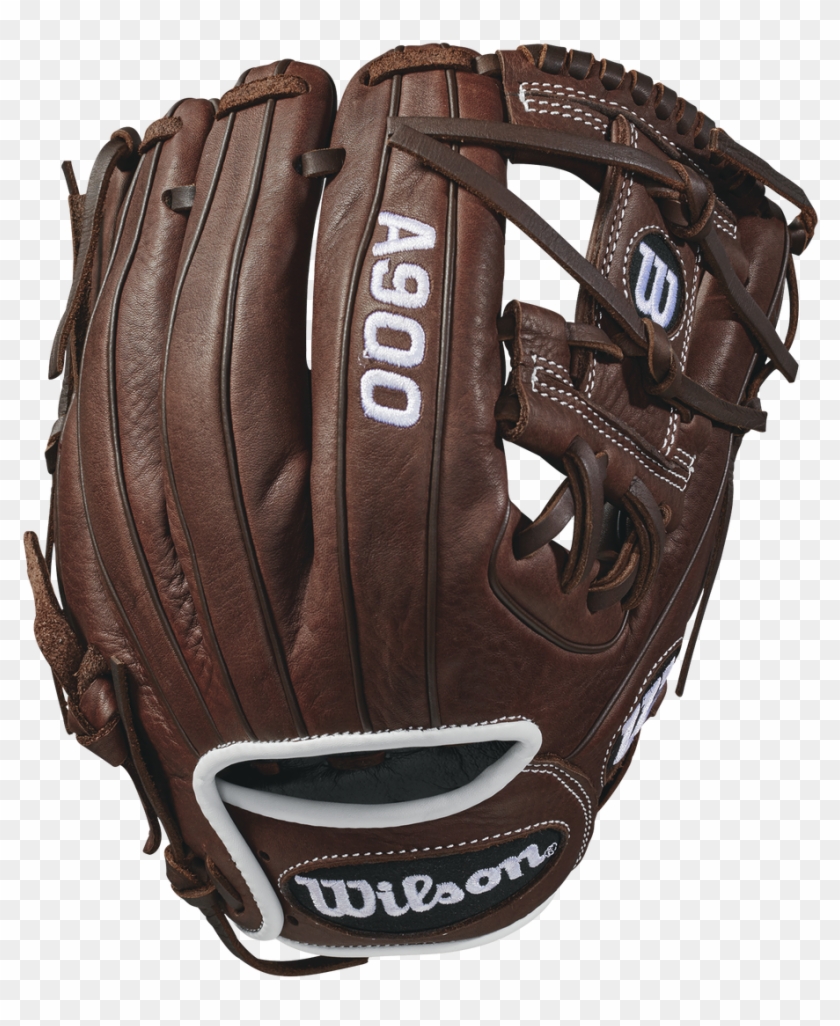 Wta09rb18115pf A900 Pedroia Fit Dark Brown White Back - Wilson A900 Clipart #3107404