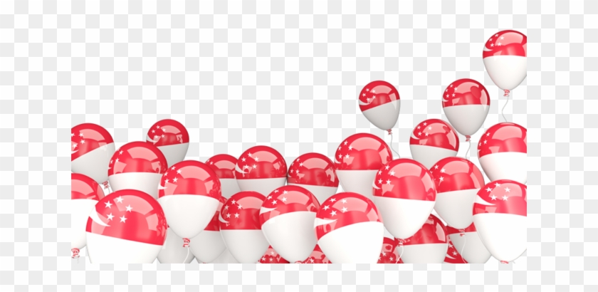 Download Flag Icon Of Singapore At Png Format - Indonesia Flag Balloons Clipart