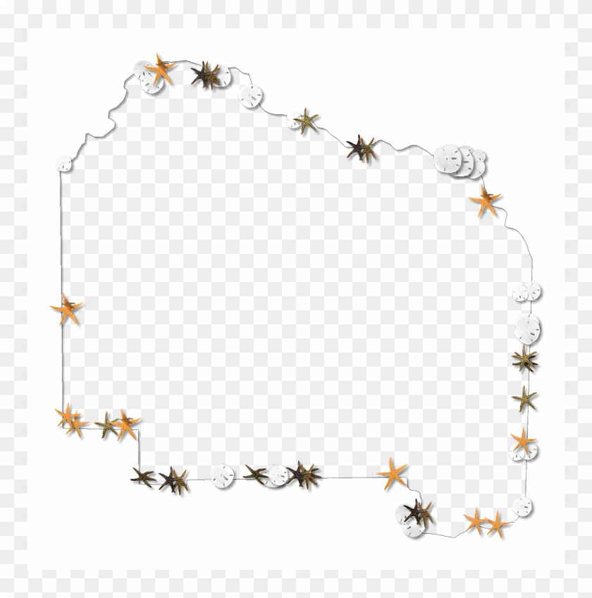 Alachua Fancy Frame Style Maps In 30 Styles - Clip Art - Png Download