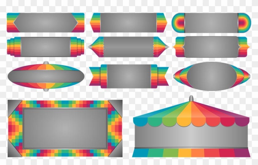 Ribbon Colorful Rainbow Design Png Image - Graphic Design Clipart #3107978