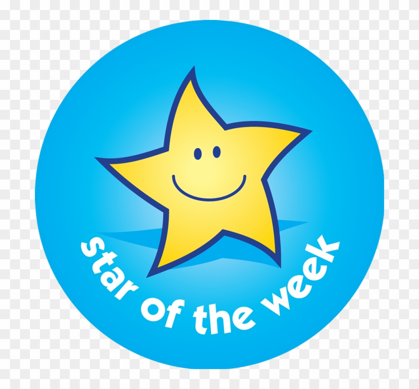 Star Stickers Silver, Glittery & Gold Stickers - Star Of The Week Stars Clipart