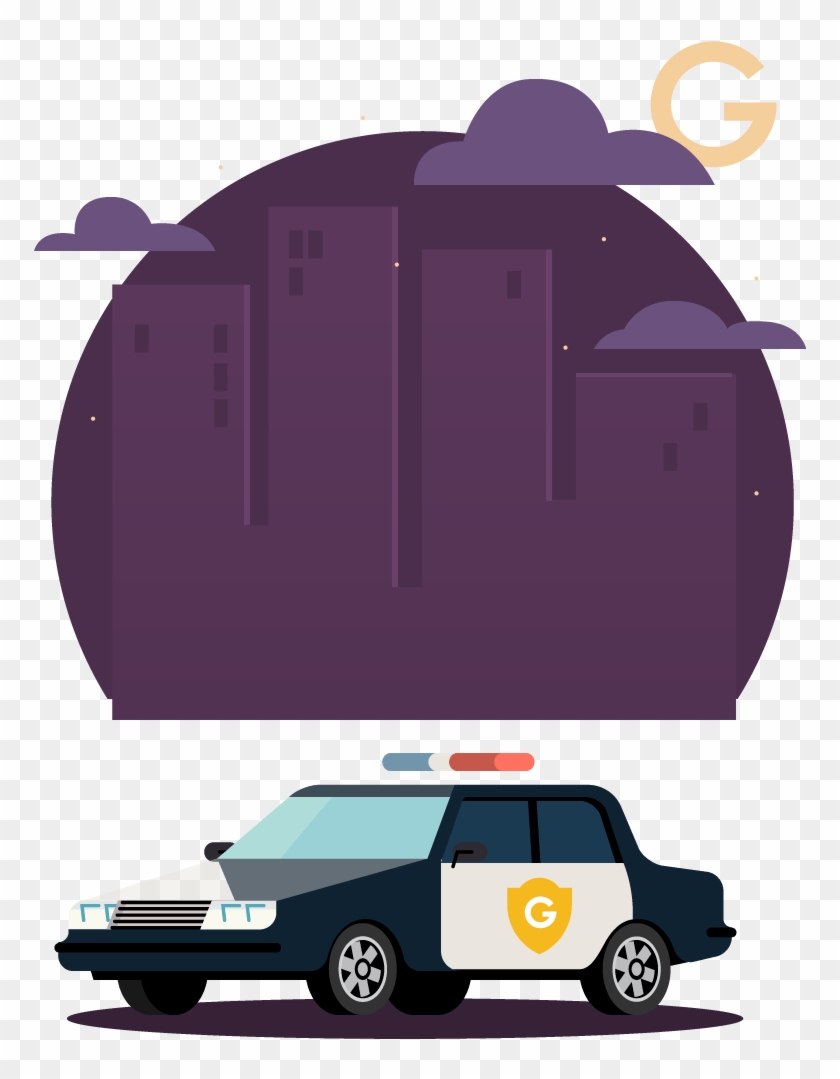 The Skinny On Black Hat Link Building - Police Car Clipart #3108219