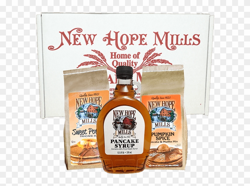 New Hope Mills Pancake Syrup - Bottle Clipart