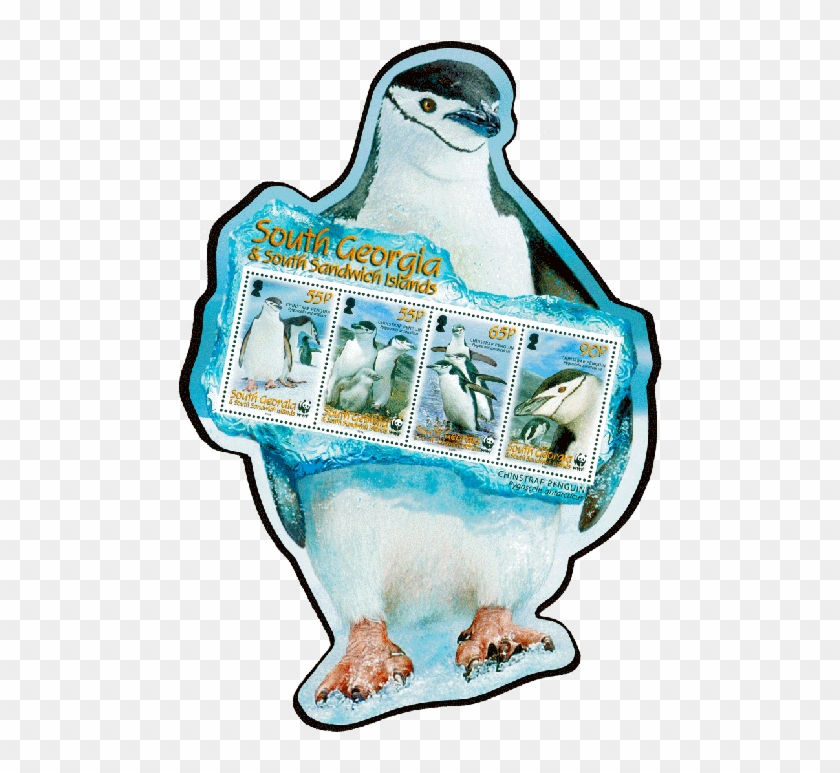 Impressive Penguin Sheet Measures 7 3/4 X 5 1/2 Inches - Illustration Clipart
