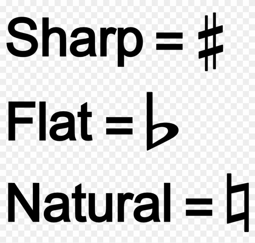 A Natural Note Is Just An Unaltered Note - Flat Design Clipart