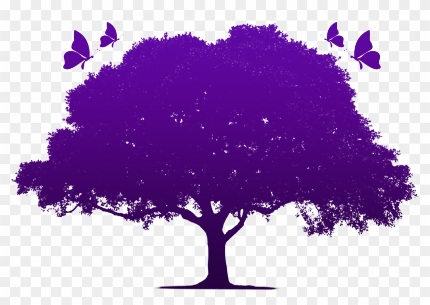 Tree Butterflies Png Image - Drawings Of Trees Clipart #3110308