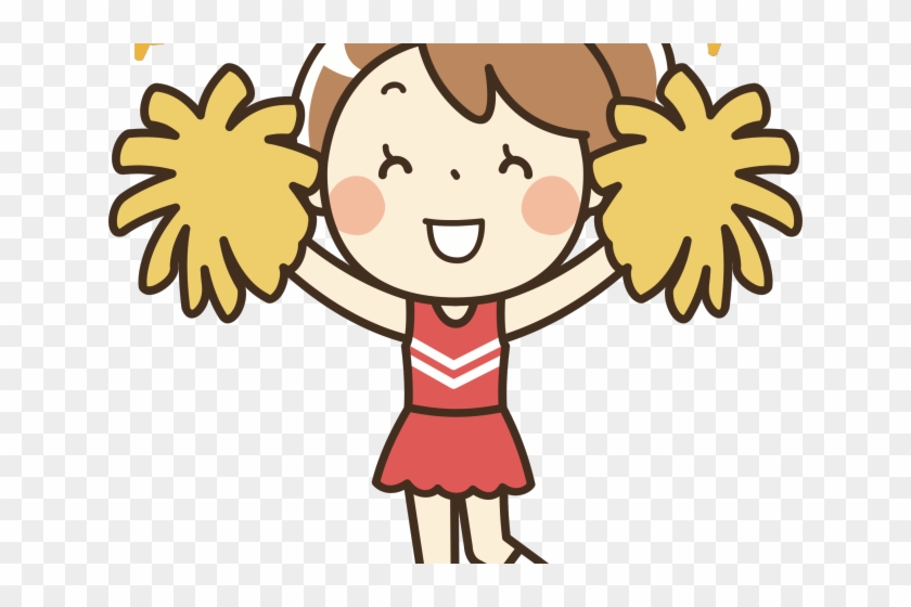 Cheerleader Art - Cheerleading Pom Poms Clipart - Png Download