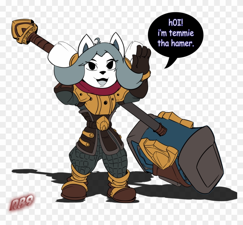 Temmie The Hammer , Png Download - Cute Temmie Clipart #3110673
