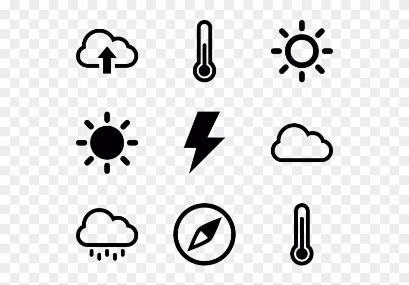 Cumulus - Temperature Icons Clipart #3110751