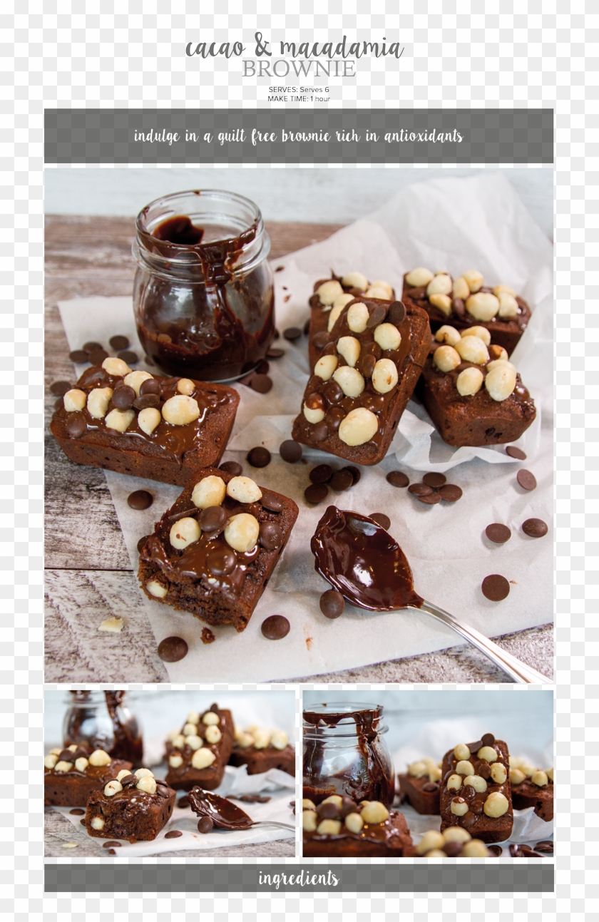 Cacao & Macadamia Brownie - Mozartkugel Clipart