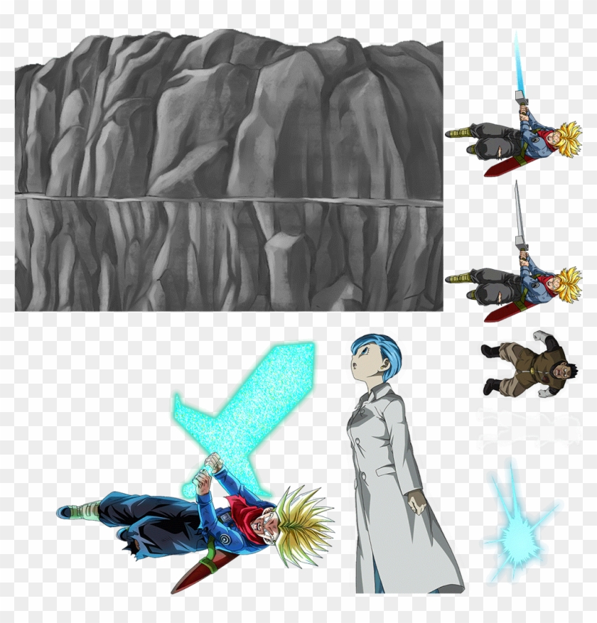 Unwavering Will Of The Future Protector Trunks (future), - Illustration Clipart