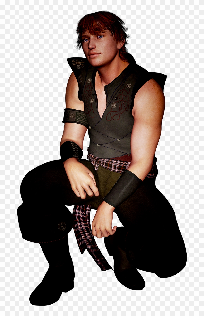 Knight Man Muscles Middle Ages Png Image - Sitting Clipart #3113641