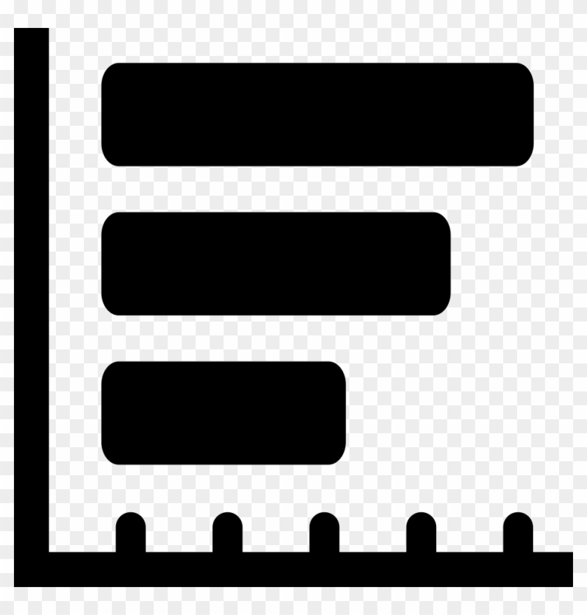 Horizontal Bars Graphic For Business Svg Png Icon Free - Horizontal Bar Chart Icon Clipart