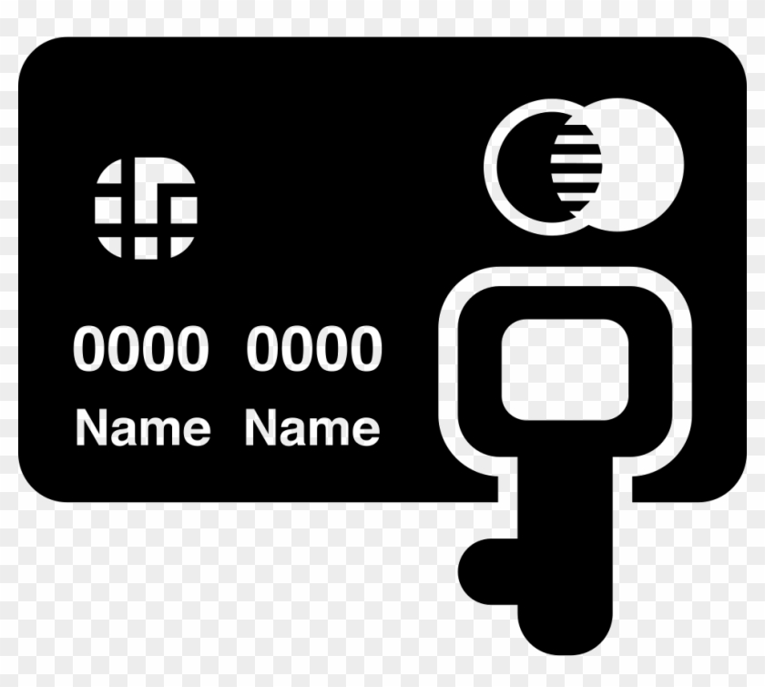 With Key Png - Transparent Credit Card Icon Clipart