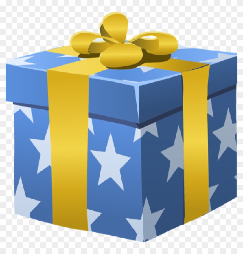 Birthday Present Clipart Birthday Present Clipart Download - Blue Christmas Gift Box Clipart - Png Download
