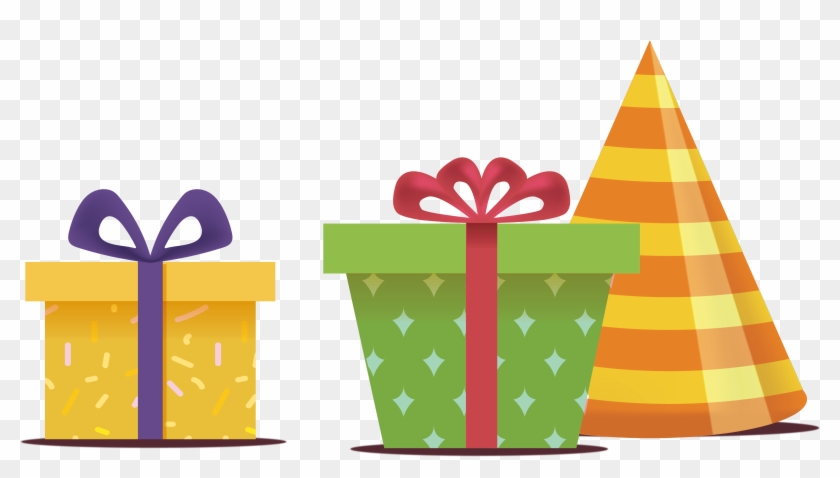 Colorful Boxes Png - Presente De Aniversário Png Clipart