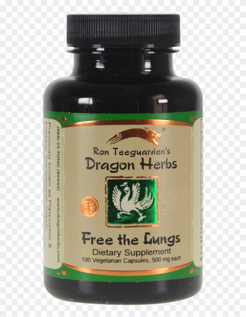Free The Lungs, 100 Capsules, Dragon Herbs - Dragon Herbs Clipart #3114882