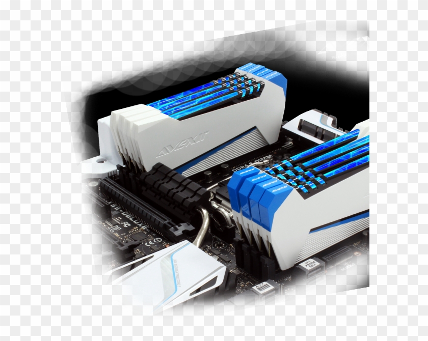 2x8gb Avexir Raiden 2400mhz Lightning Ram , Png Download - Electronics Clipart