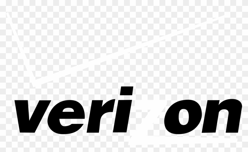 Verizon Logo Black And White - Verizon Clipart #3115408