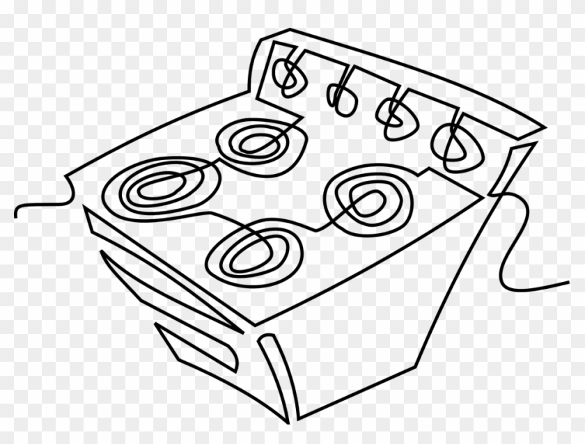 Free Vector Graphic Stove Kitchen Image On Clipart - Kompor Clipart - Png Download