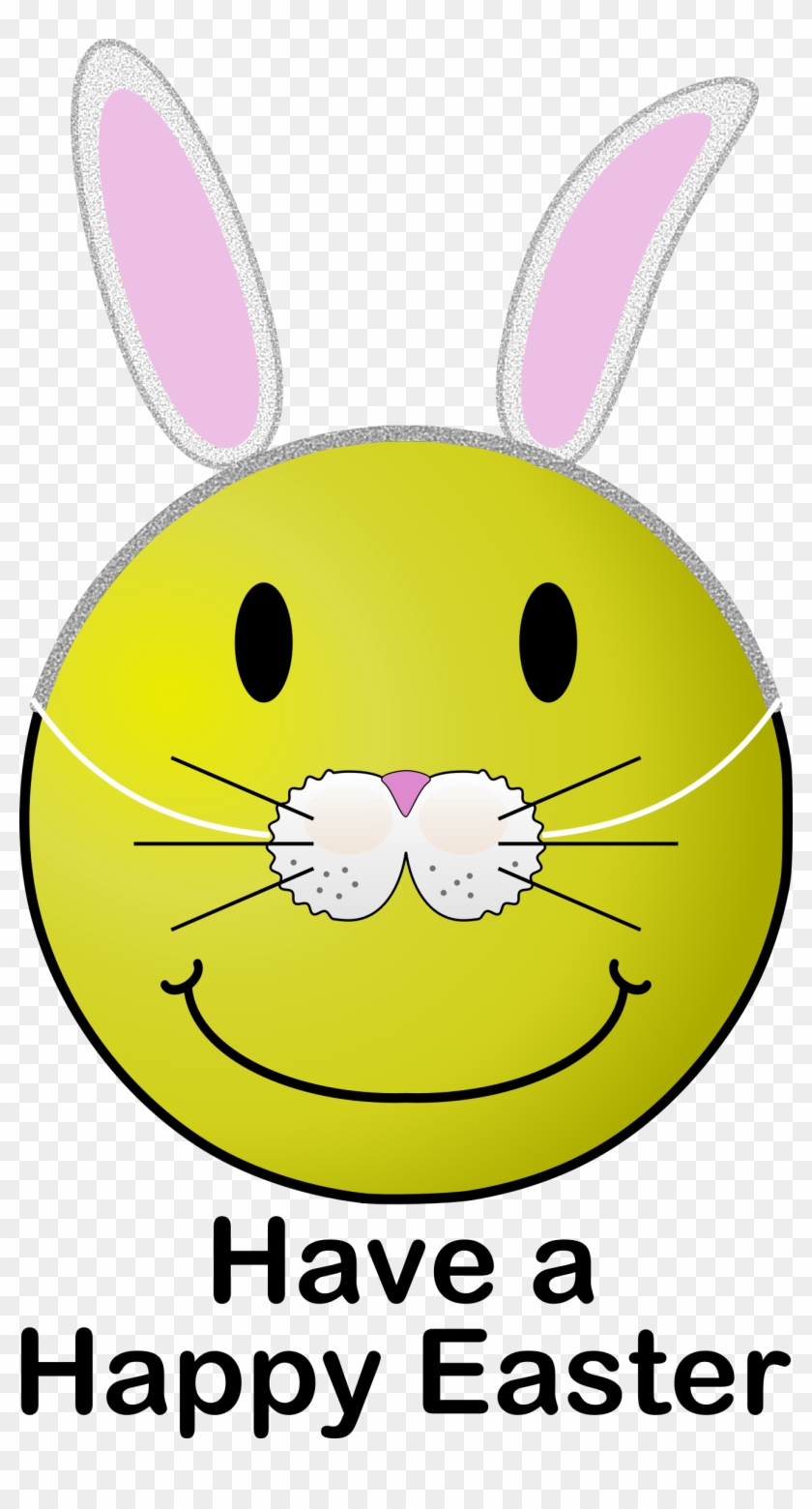 Evil Grin Smiley - Easter Bunny Smiley Face Clipart #3115535