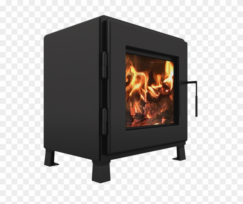 Nova Wood Stove Right - Small Wood Burning Stove Clipart