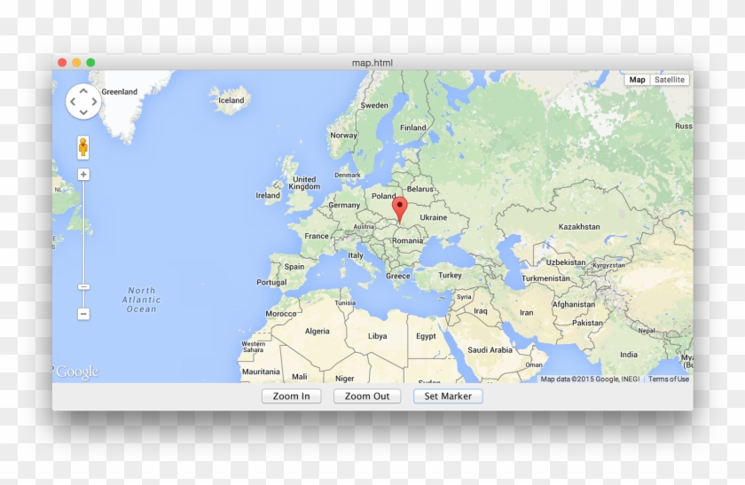 If Run It And Click Set Marker Button, You Will Get - London To Manila Flight Path Clipart #3115993