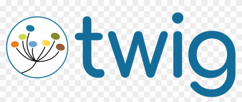 Twig Blue Logo - Vector Clipart