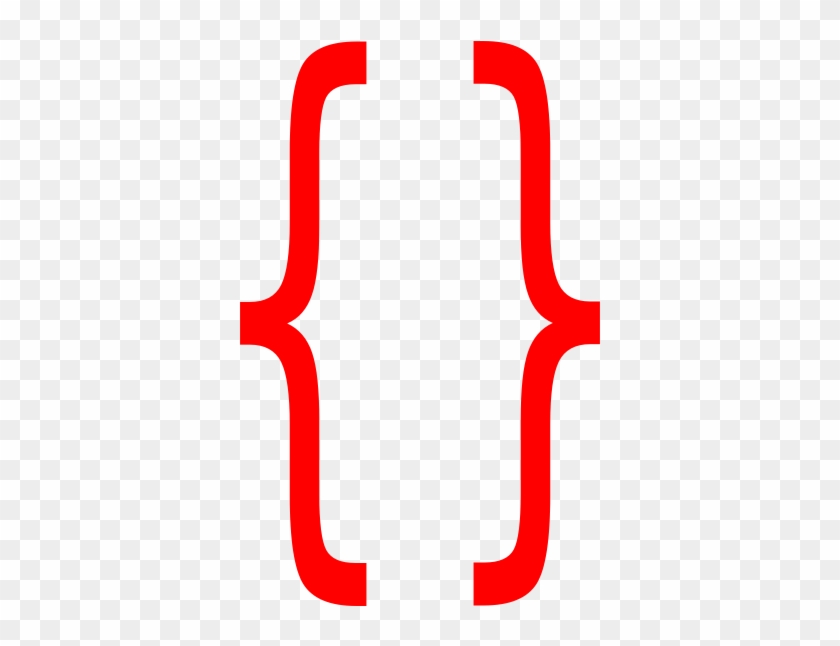 Small - Red Bracket Clipart #3116080
