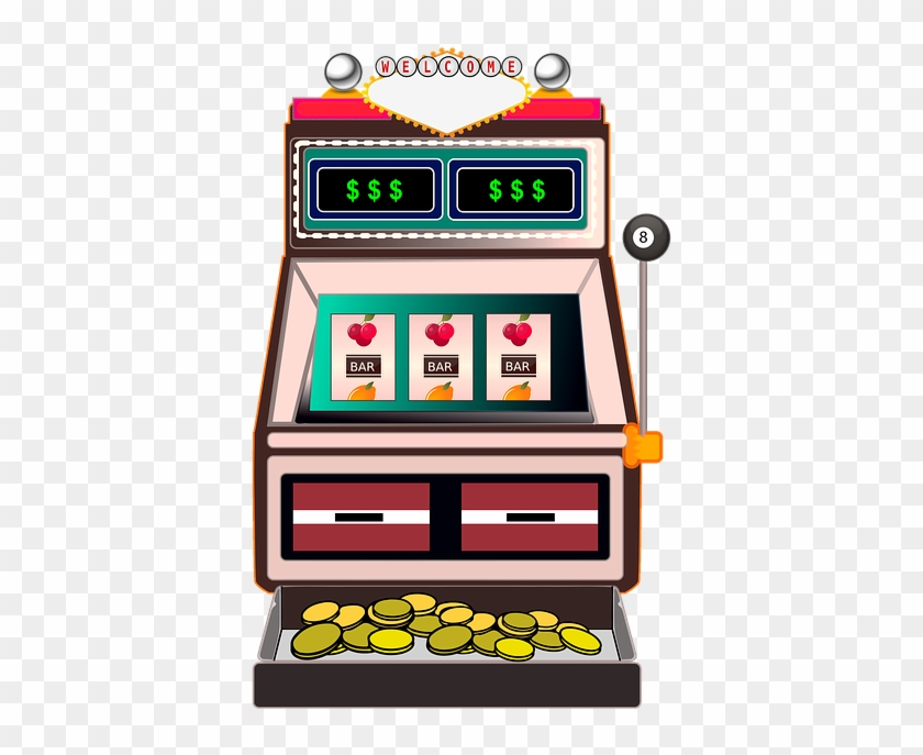 Funny Casino Cliparts - One Armed Bandit Png Transparent Png #3116141