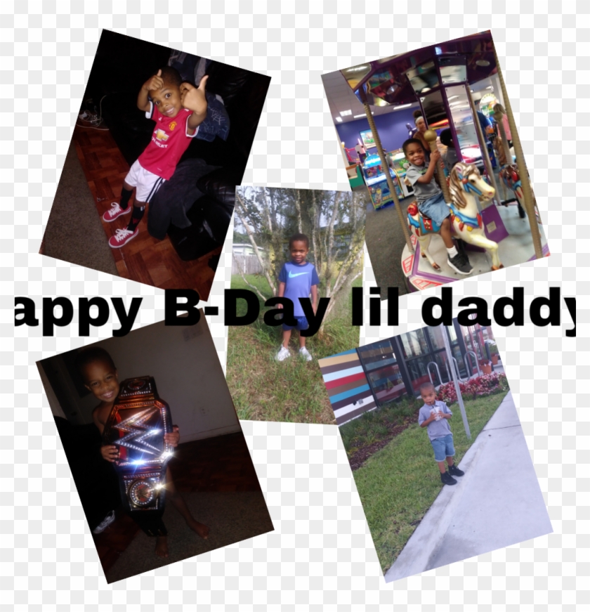 Lil Daddy 4th Birthday Happy B-day Lil Daddy - Collage Clipart