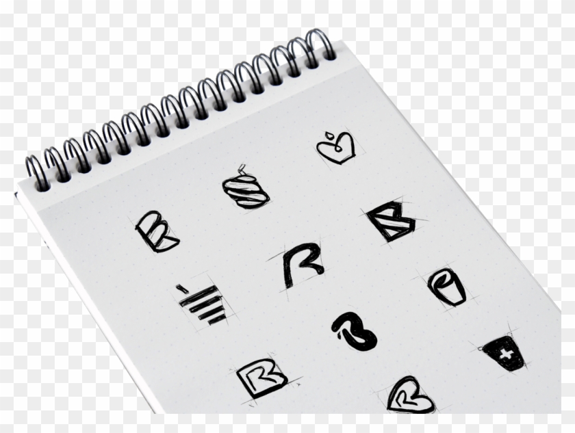 Our Logo Device Uses Horizontal Lines To Showcase The - Sketch Pad Clipart #3116624