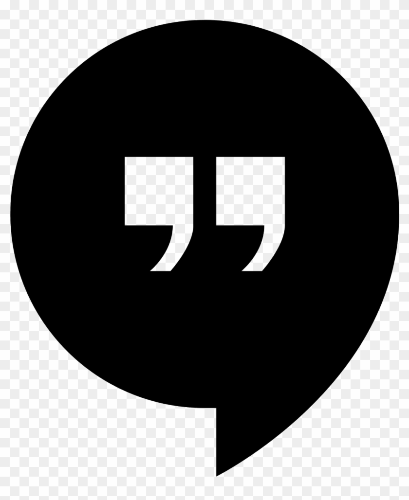 Free Download, Png And Vector - Google Hangouts Logo Png White Clipart