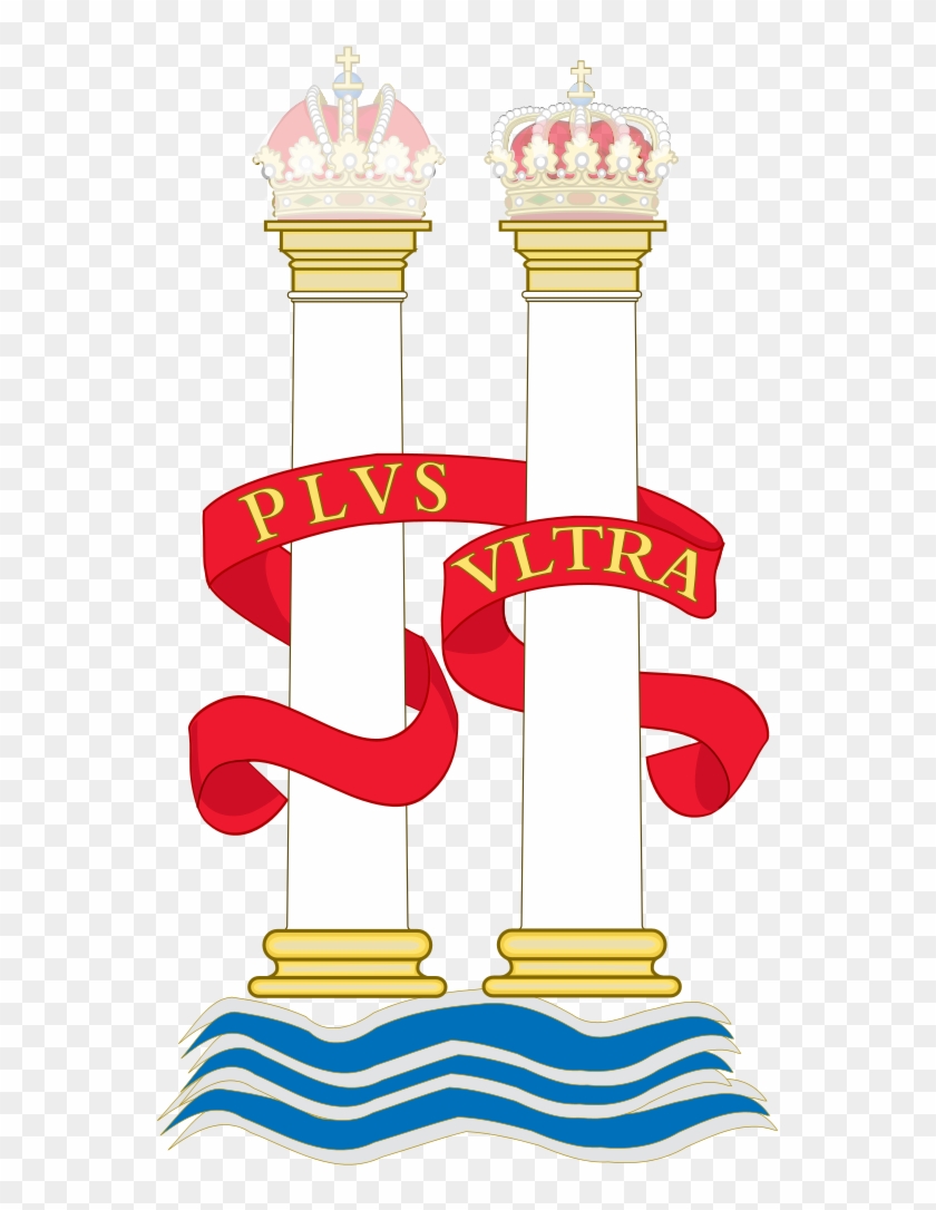 Hercules Coat Of Arms - Pillars Of Hercules Plus Ultra Clipart #3117570