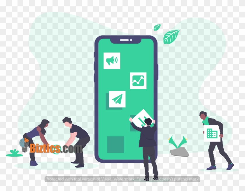 First Person Shooter Business Intelligence Demo - Marketing Mobile Clipart