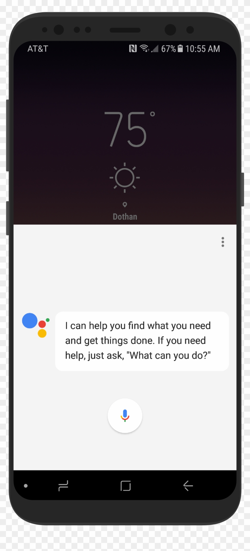 Keep In Mind That Samsung Does Tend To Try And Break - Samsung S9 Google Assistant Clipart #3118091
