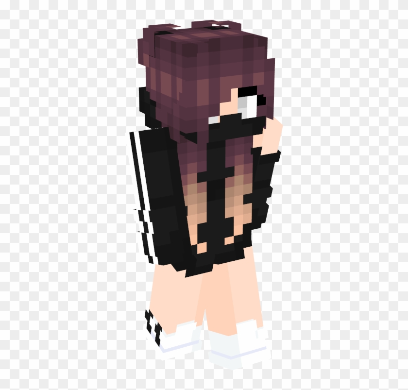 A Cute And Rebellious Style I Would Definitely Go Out - Minecraft Skins Girl With Short Hair Clipart #3118880