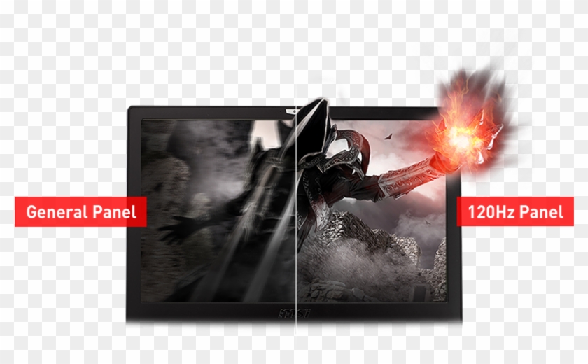 120hz 3ms Gaming Display - Graphic Design Clipart