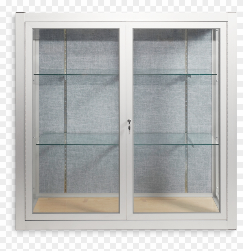 Hws Trophy And Display Case With Hinged Glass Doors - Cupboard Clipart