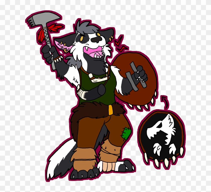 Jinx The Barbarian - Cartoon Clipart