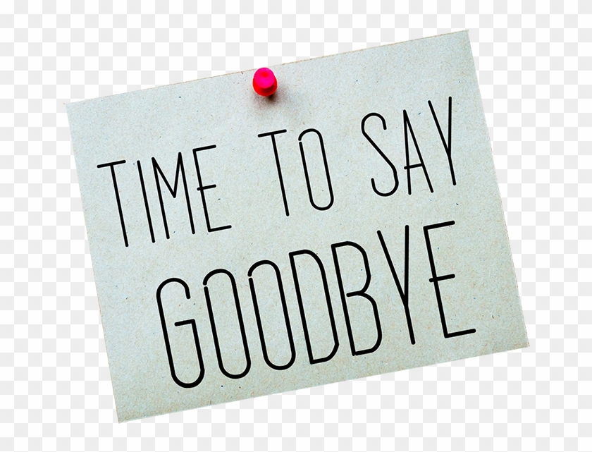 Goodbye Download Png Image - Paper Clipart #3119528